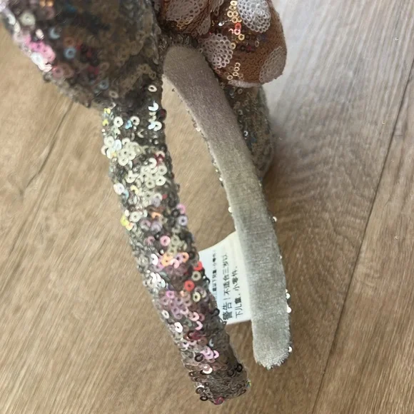 Disney Parks Minnie Mouse Ears Classic Polka Dot Sequin Headband - Picture 9 of 13